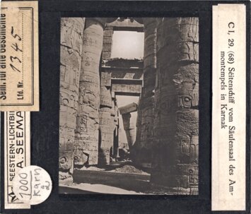 Vorschaubild Seitenschiff vom Säulensaal des Ammontempels in Karnak (Serie C I, 29) Diasammlung